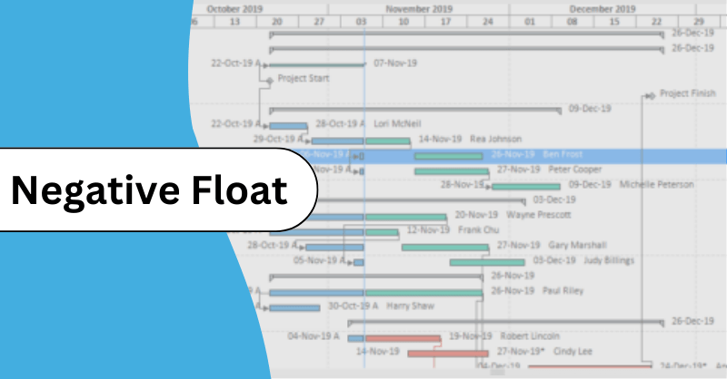 negative float