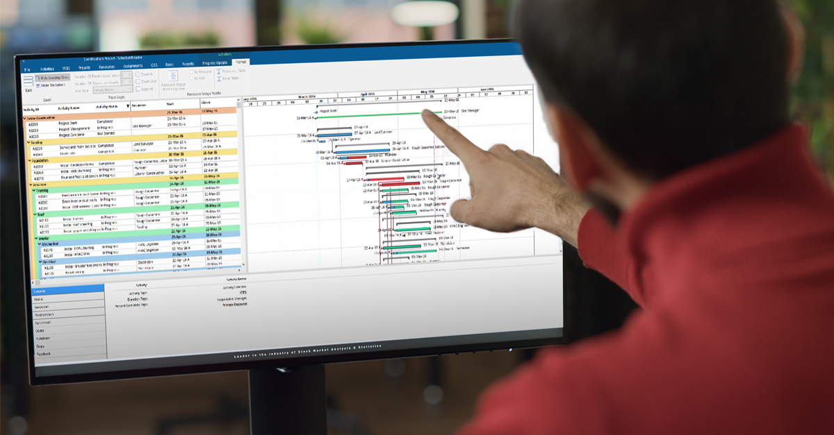 ScheduleReader Gantt Chart